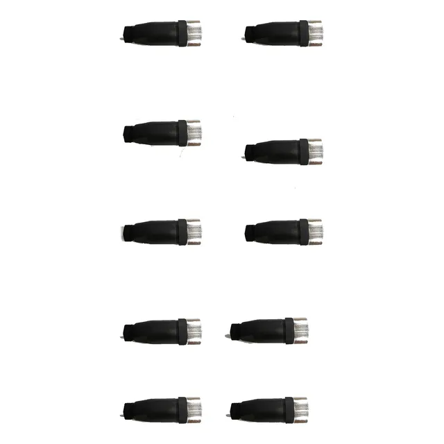 Paq 10 Conector Industrial Para Sensor M12 Hembra 4 Pin 