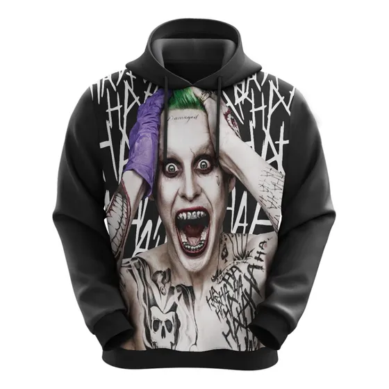 Blusa De Moletom Full Coringa Filme Palhaço Vilão Filme 