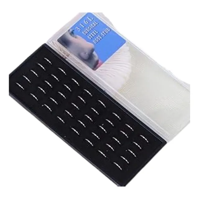 Caja 40 Piercing Argolla Nariz Oreja Acero Quirúrgico Xmayor