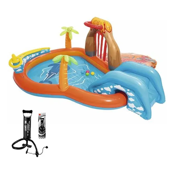 Pileta Pelotero Centro De Juego Inflable Tobagan + Inflador