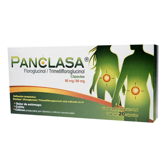 Panclasa Cápsulas 80 Mg/80 Mg, 20 Cápsulas
