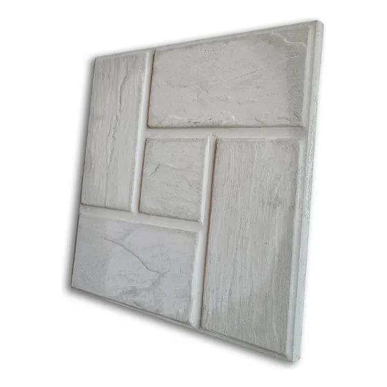 Baldosa De Hormigón , Laja Española, Gris Claro, 40x40