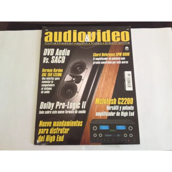 Revista Audio & Video Dvd Audio Vs Sacd / Dolby Pro-logic Ii