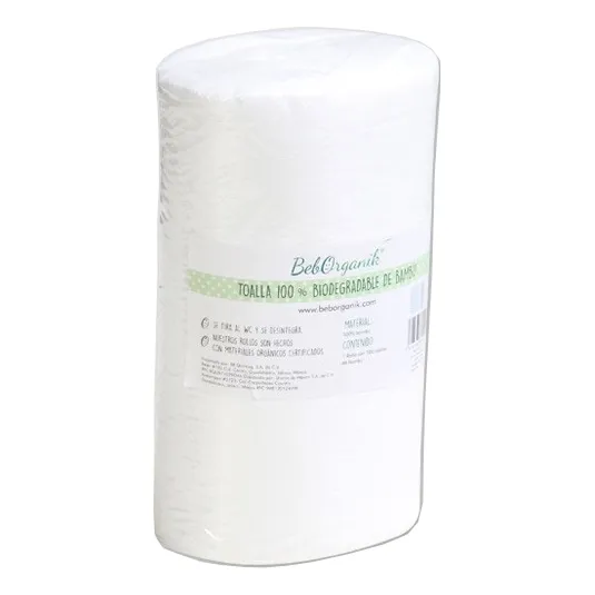 Rollo Con 100 Toallas De Bambú Para Pañal Ecológico Género Sin género Talla Unitalla