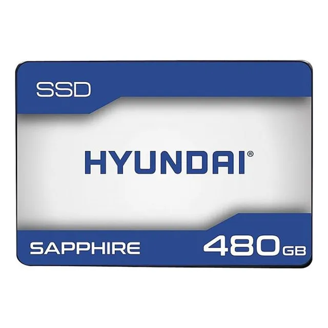 Disco Duro Interno Sapphire 480gb 2.5 PuLG Sata Iii Hyundai Color Negro