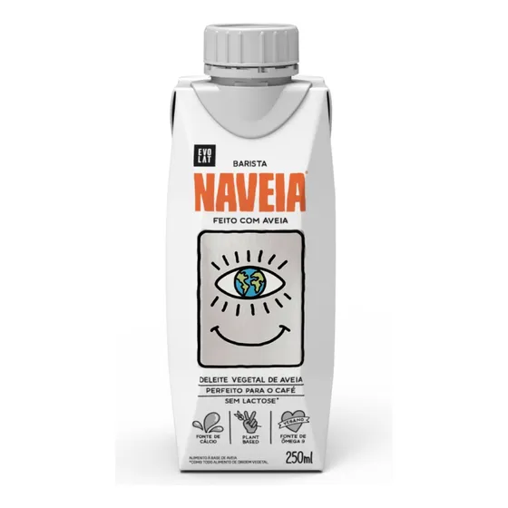 Leche Vegetal De Avena Barista Naveia 250ml Importada
