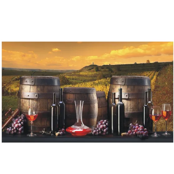 Adesivo Decoração Bar Vinhos Cozinha Adega Uva Barril J230