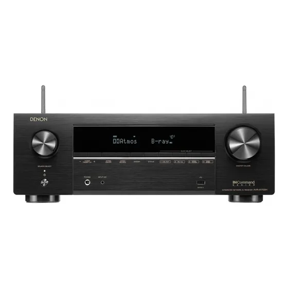 Receiver Denon Avr-x1700h 7.2 Canais Saída Pré 8k Wifi 110v
