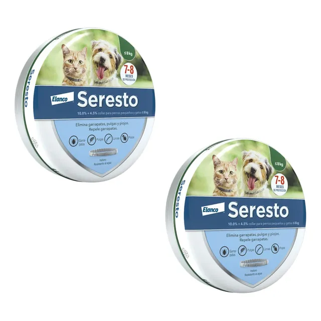 Paquete De 2 Collares Antipulgas Seresto Envió Gratis