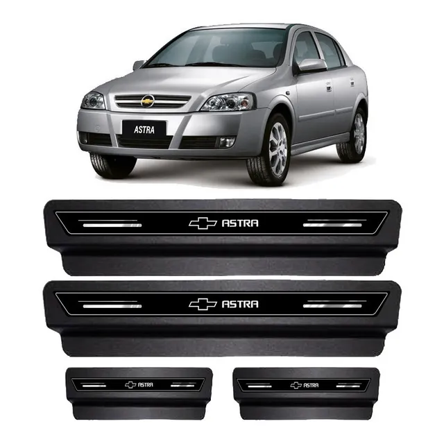 Soleira De Porta Platinum Astra 2002 2003 Á 07 2008 - Preto
