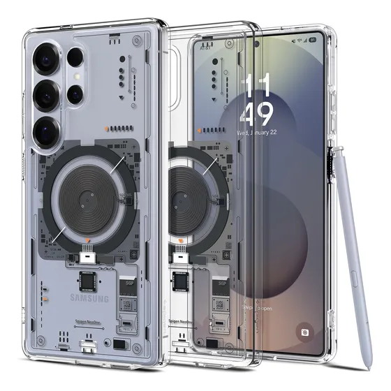 Funda Spigen Ultra Hybrid Magfit Carga Rápida Galaxy S25 Ultra
