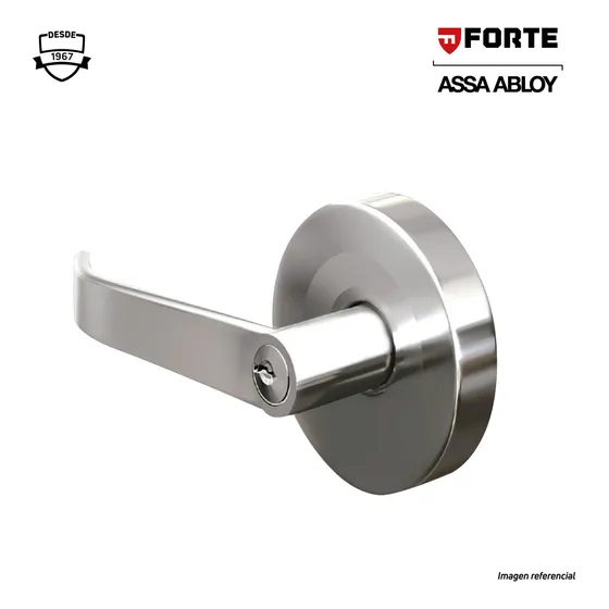 Forte Manija de Dormitorio de acero semirecto