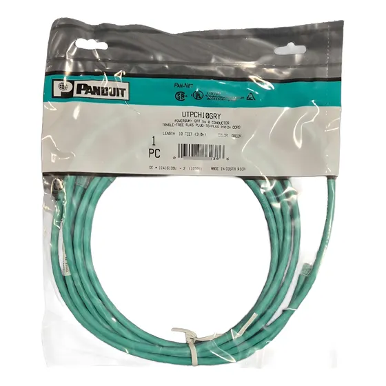 Patch Cord Panduit Categoria 5e 6.1m Verde C/nfe