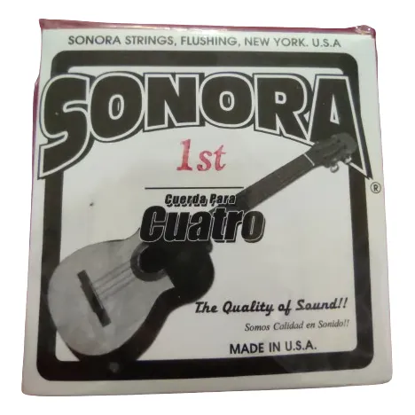 Cuerda Prima De Cuatro O Arpa 4 Unidades Sonora
