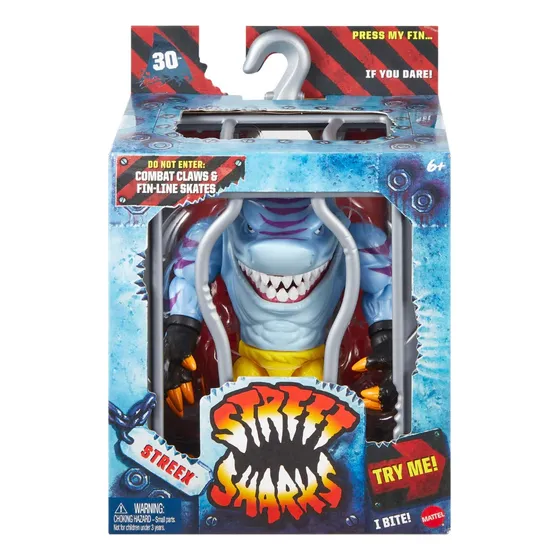 Streex Street Sharks 30 Aniversario Mattel Figura De Acción