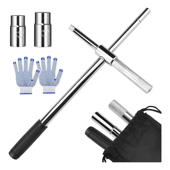 Llave Cruzada Extendida Universal Escalable Cruz 4 Vías 23''