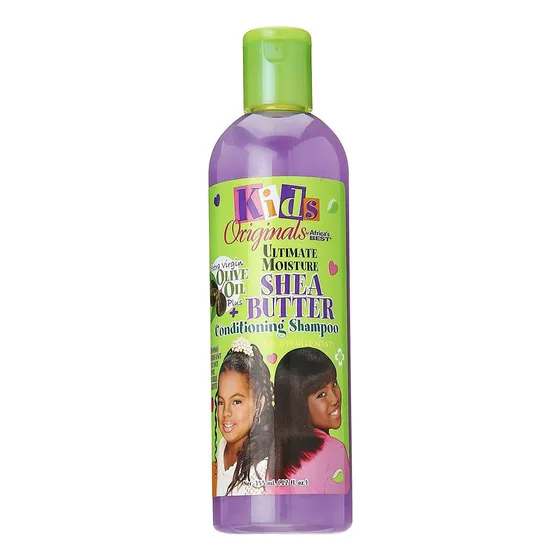 Africas Best Kids Champú Manteca De Karité 12 Onzas (355ml) 