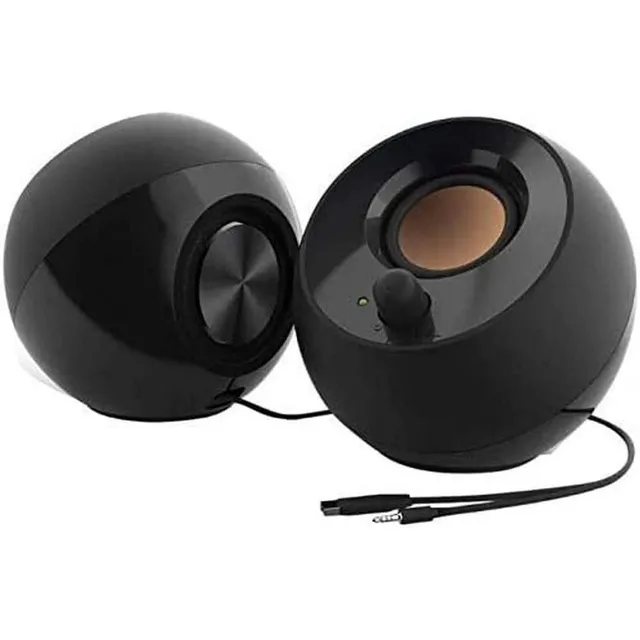 Altavoz Pebble USB tipo A 2.0 de 2 W Rms negro 51mf1680aa00
