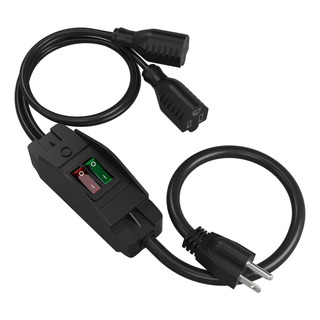 Cable De Extensión De 3 Clavijas De 2 Vías Con Interruptor D Cable De Extensión De 3 Clavijas De 2 Vías Con Interruptor D