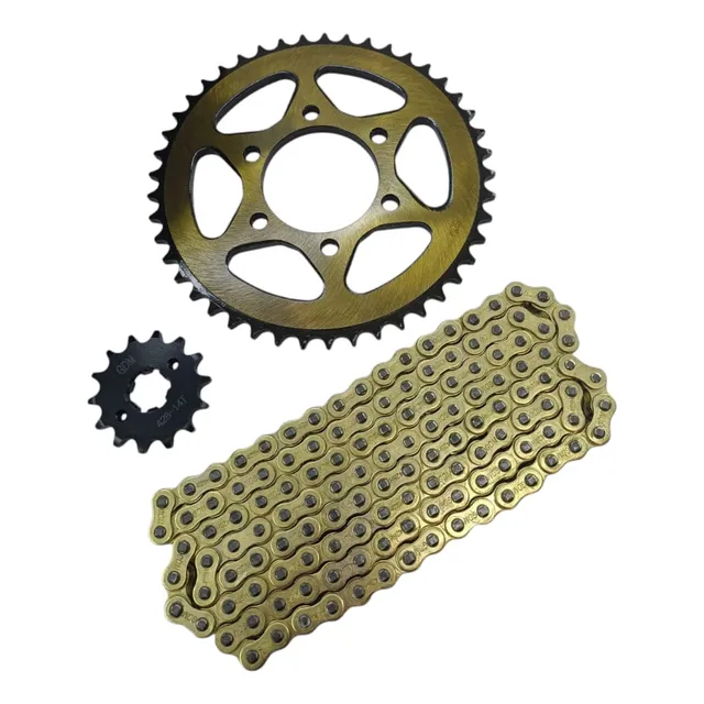 Kit Arrastre Xtz 150 Cadena Dorada Reforzada