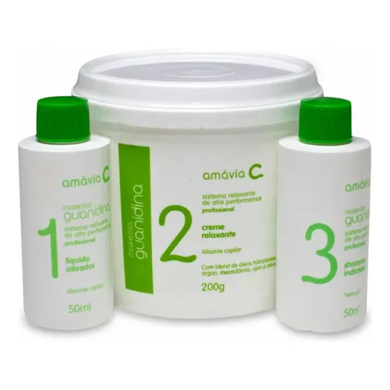 Amávia Make Liss - Mini Kit Guanidina (3 Produtos)