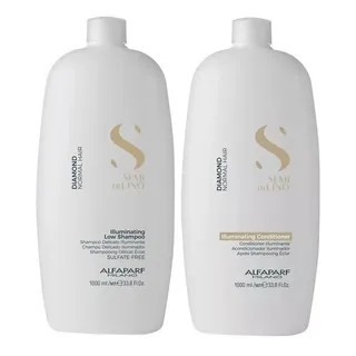 Kit Alfaparf Semi Di Lino Diamond Condicionador Shampoo Kit Alfaparf Semi Di Lino Diamond Condicionador Shampoo