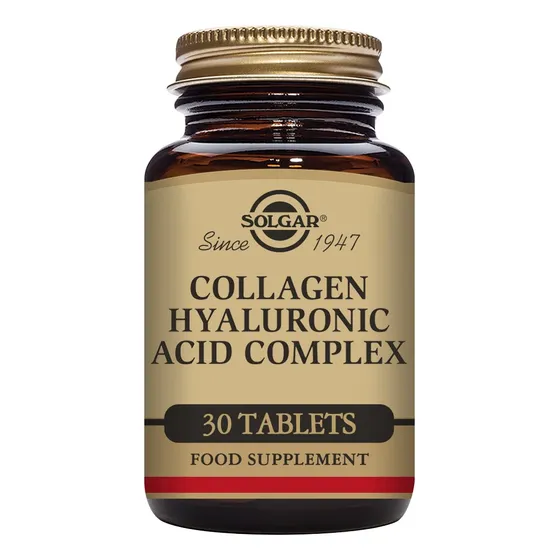 Suplemento: Complejo De Colágeno Y Ácido Hialurónico Solgar,