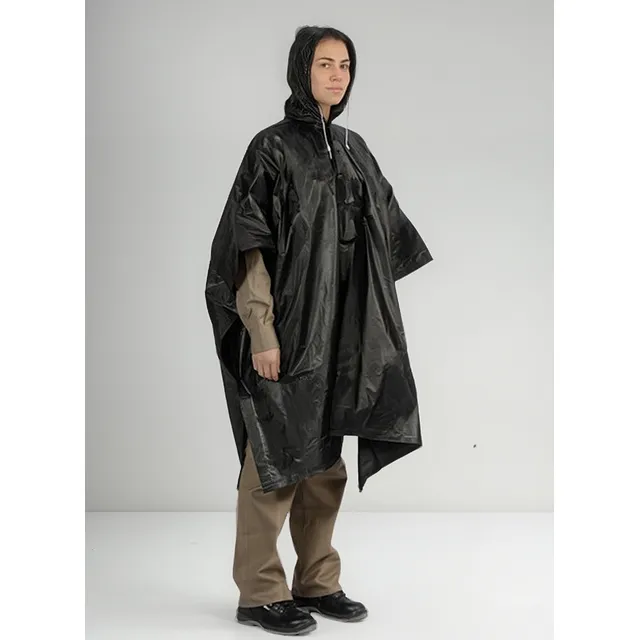 Poncho De Lluvia Agua Pvc Amarillo O Azul Francia Fact A Y B
