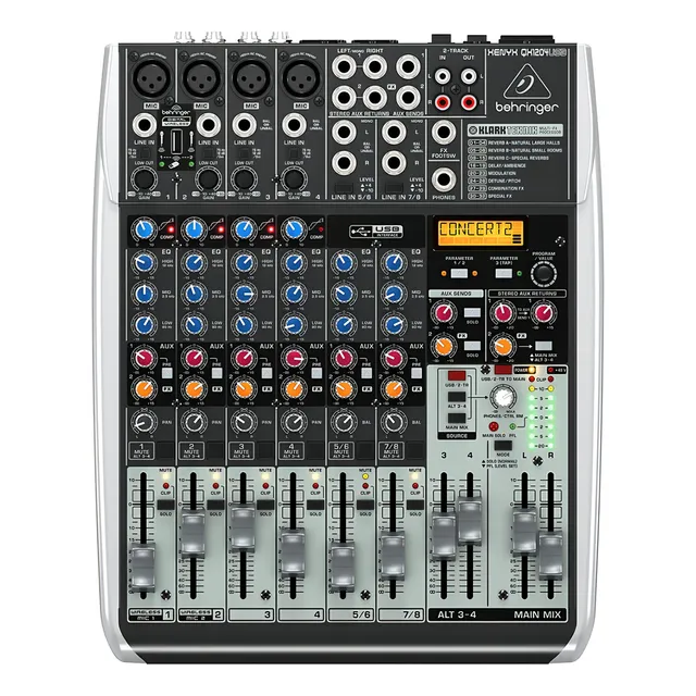 Consola Mezcladora Behringer Xenyx Qx1204usb 12 Canales P