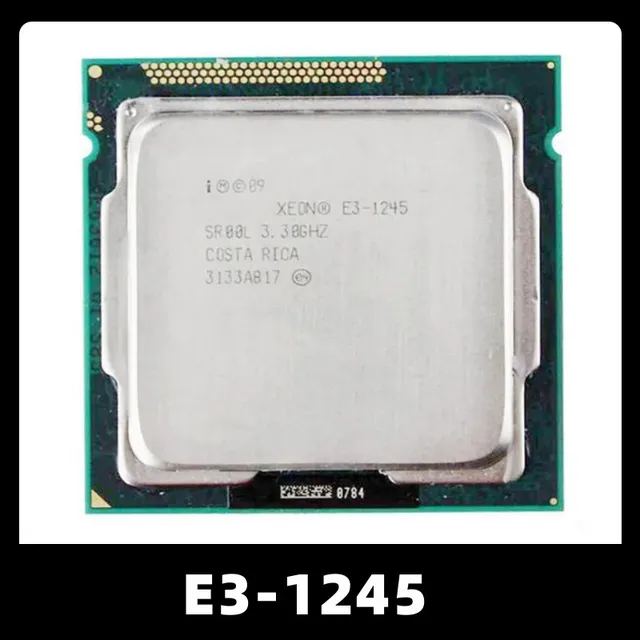 Original Procesador De Cpu Xeon E3 1245 De Cuatro Núcleos