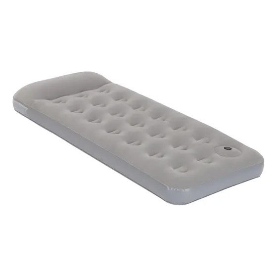 Colchón Inflable Coleman Colchoneta De Camping Individual Go Color Gris