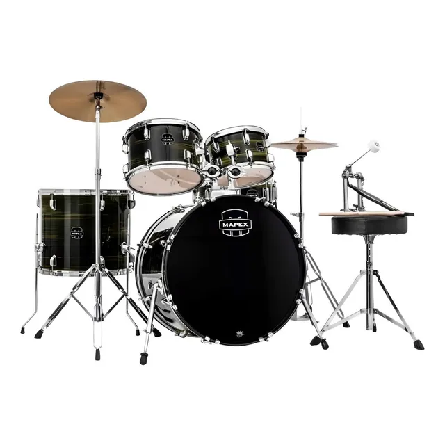 Mapex Comet Cm5294ftc-fj-sc Batería Acústica Ebony Yellow Gr