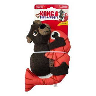 Brinquedo Pelúcia Interativo P/ Cachorro Kong Urso E Salmão Cor Marrom Brinquedo Pelúcia Interativo P/ Cachorro Kong Urso E Salmão Cor Marrom