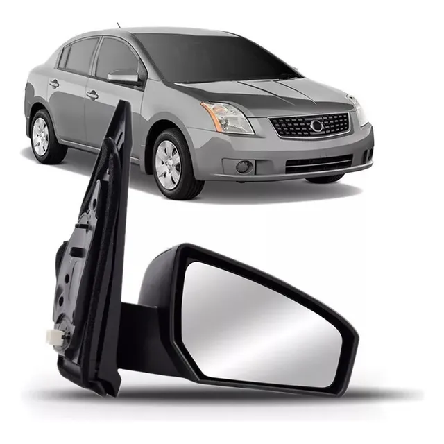 Retrovisor Sentra 2007 2008 2009 Elétrico Capa Primer