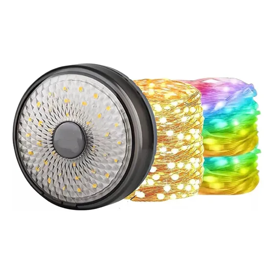 Luz Led Portatil Rgb Guirnalda 10mts Camping Varios Modos