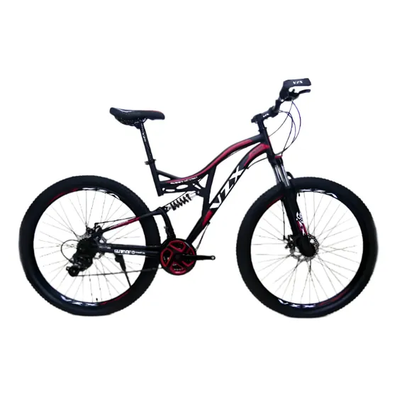 Bicicleta Vz Aro 29 Doble Suspension Shimano 21v Freno Disco