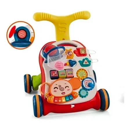 Caminador Primeros Pasos Y Mesa Didáctica Bebe 2 En 1