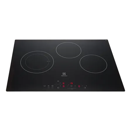 Encimera Eléctrica 3 Platos Vitrocerámica Panel Touch Ve6dt