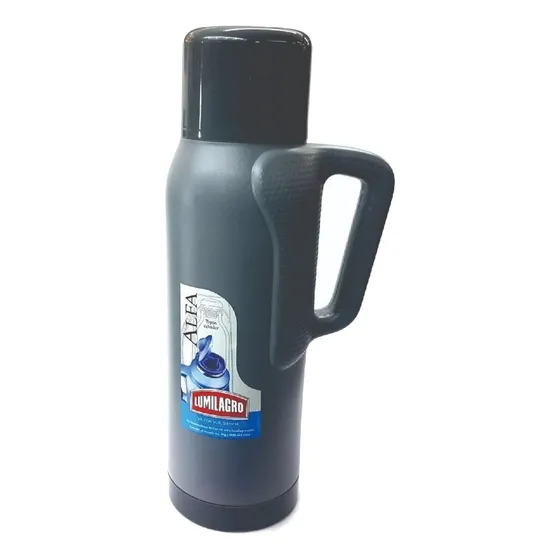 Termo Lumilagro Alfa 1L gris