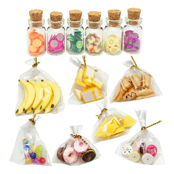 13 Paquetes Lindo 1:12 Casa De Muñecas En Miniatura Comida P