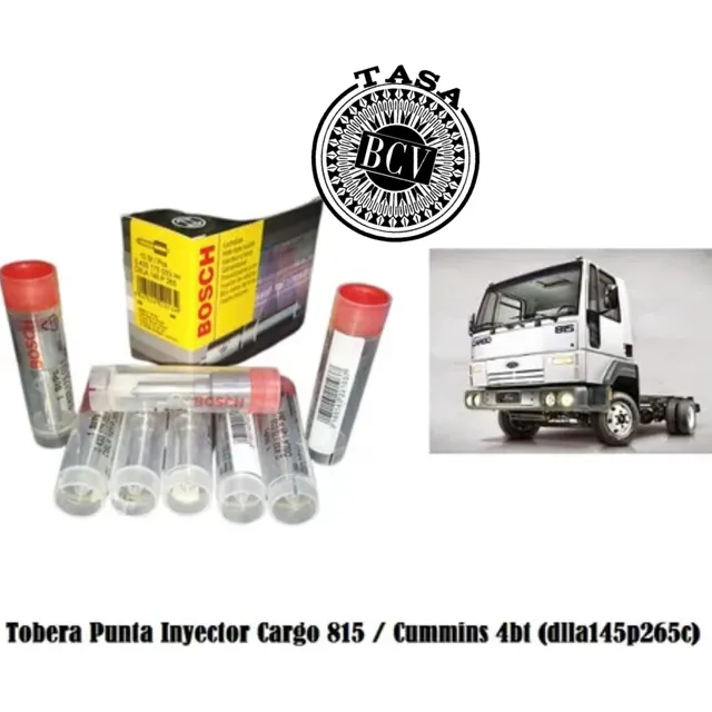 Tobera Punta Inyector Cargo 815 / Cummins 4bt (dlla145p265c)