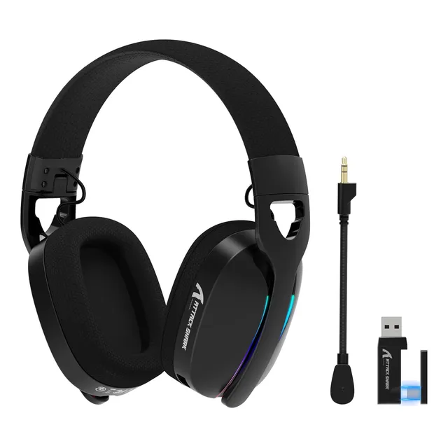 Auriculares Gamer Attack Shark L90 Con Micrófono Desmontable