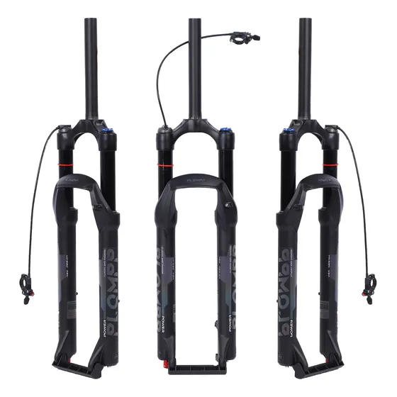 Horquilla Aire R29 R27.5 Suspensión Bicicleta Tijera Ajuste Rebote Para Mtb Plqmpp 120mm Color Negro