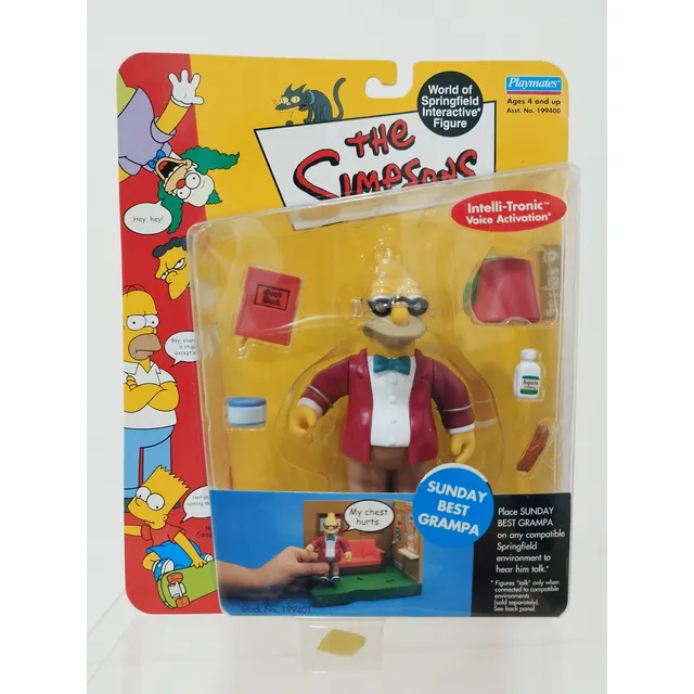 Los Simpson Playmate Serie 9 Año 2002 Abuelo