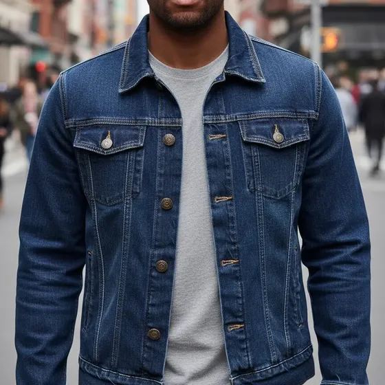 Casaca Jean Clasica | Denim Strech  | Cuotas sin interés