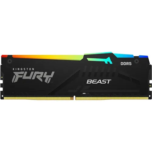 Memória Kingston Fury Beast Ddr5 16gb 4800mt/s Rgb Pc Ram
