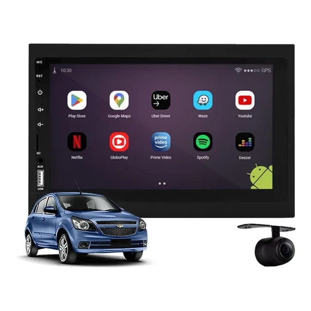 Central Multimídia Android Chevrolet Agile 2012 2013 2014