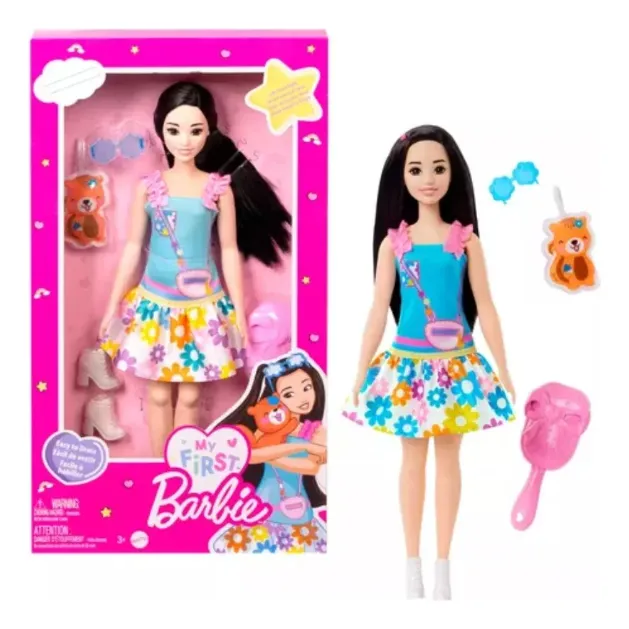 Barbie Extra Doll 1 In Furry Rainbow Coat With Pet Poodle Brunette Afro Puffs With Braids Including Shine Bright Sunglasses Multiple Flexible Joints