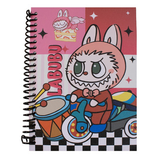 Libreta Cuaderno Labubu Tipo Francesa 100 Hojas Pasta Dura Libreta Cuaderno Labubu Tipo Francesa 100 Hojas Pasta Dura
