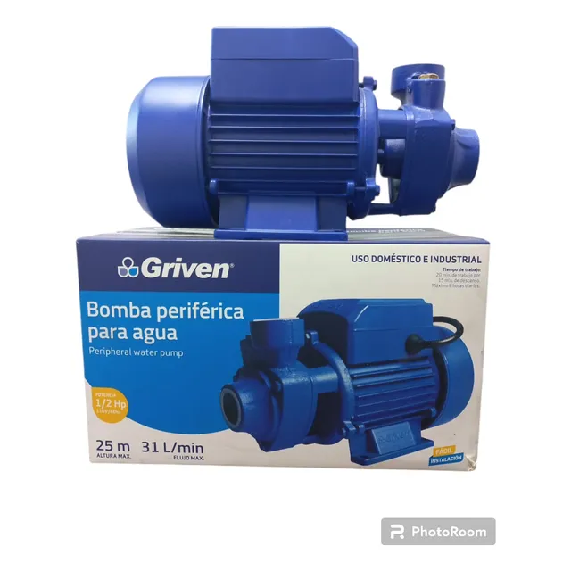 Bomba  Periferica  1/2 (0.5 Hp)- Griven:qb-60-ven